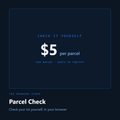 Parcel Check: $5 per parcel, check your lot yourself in your browser